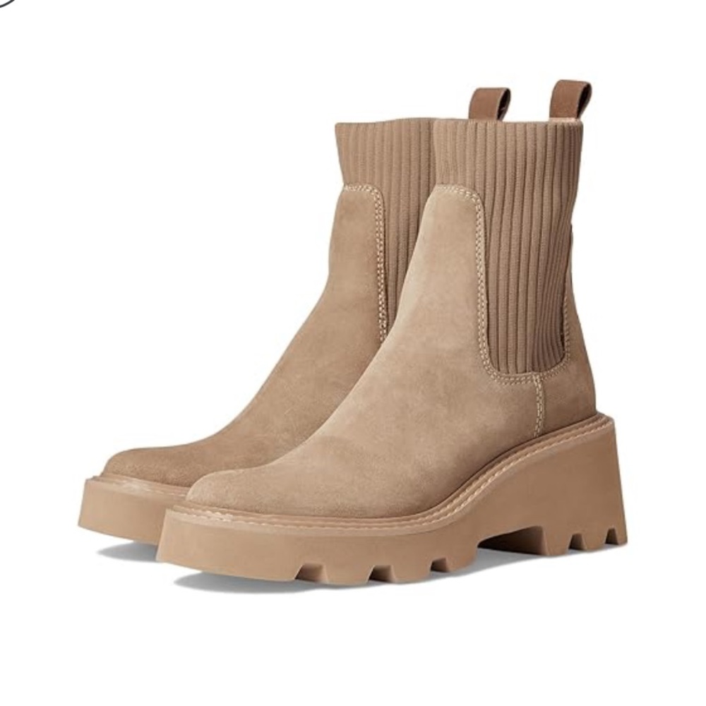 Dolce Vita Tan Ankle Boots
